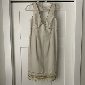 NEW BCBG sleeveless dress with beading, size 8